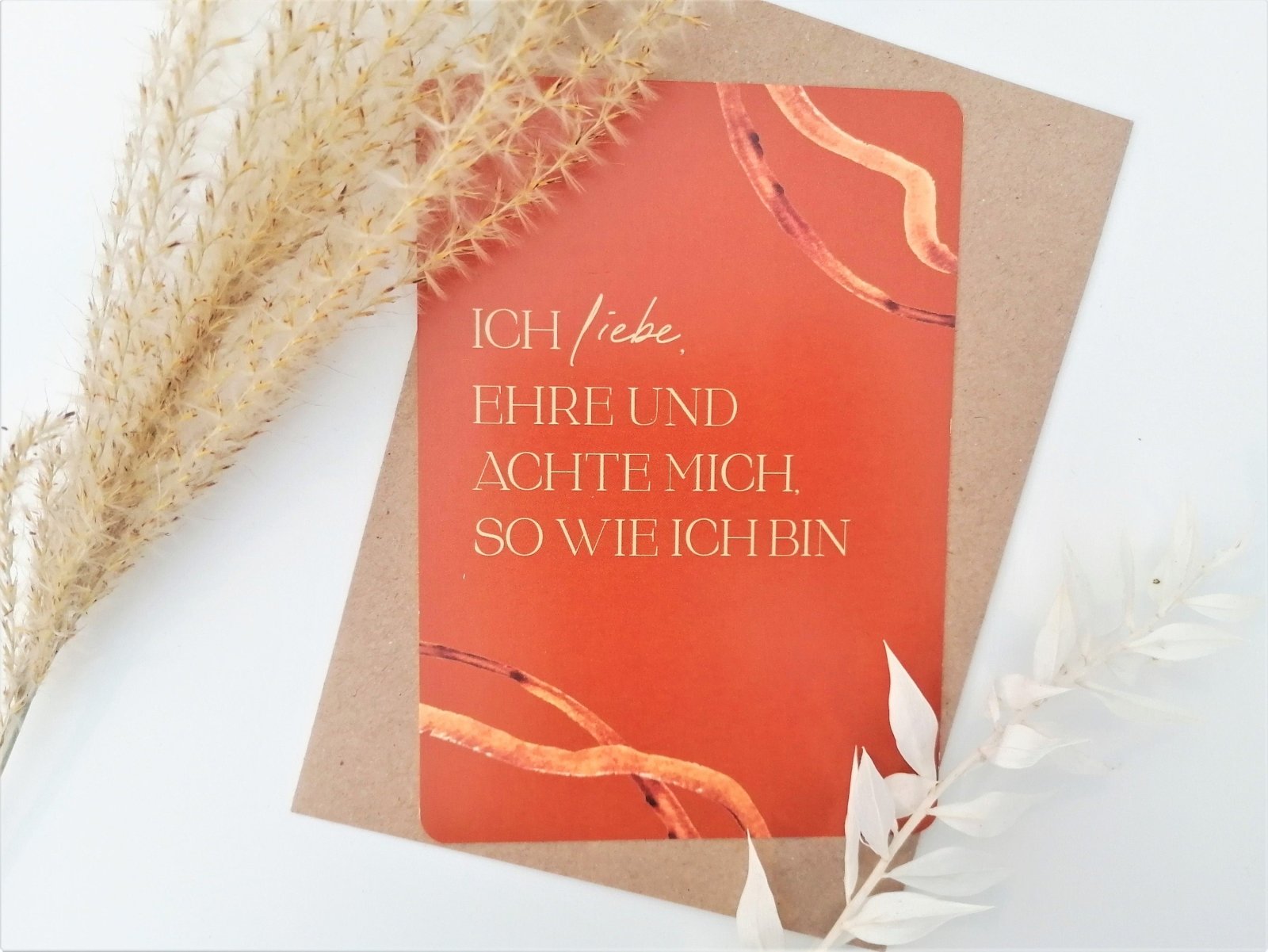 Affirmationskarten deutsch, positive Glaubenssätze, Achtsamkeit - HappyLuz Shop