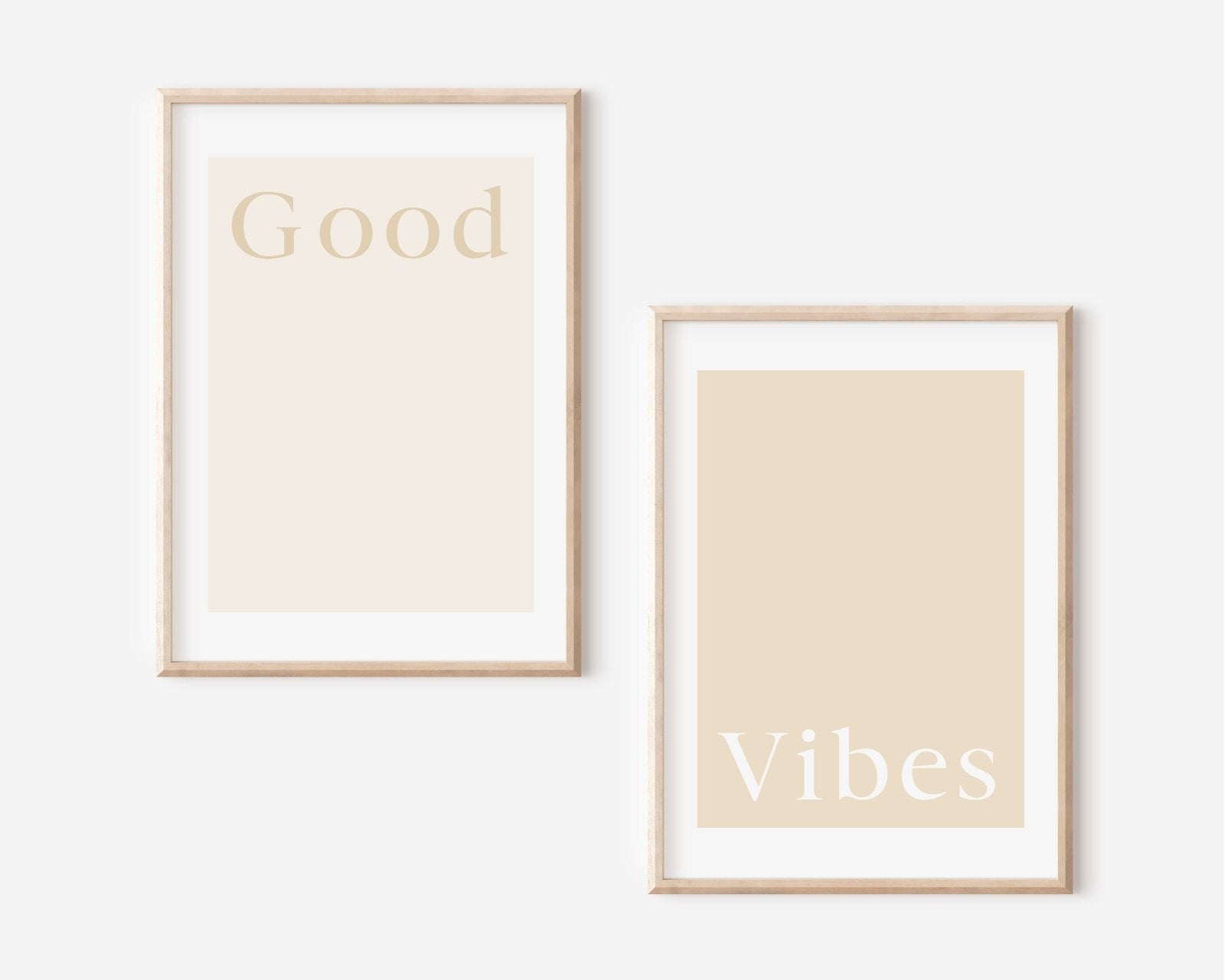 Good Vibes Posterset, Poster Sprüche, Posterset Zitate, Affirmations Poster, positives Mindset, Achtsamkeit, optional mit Posterleiste - HappyLuz Shop