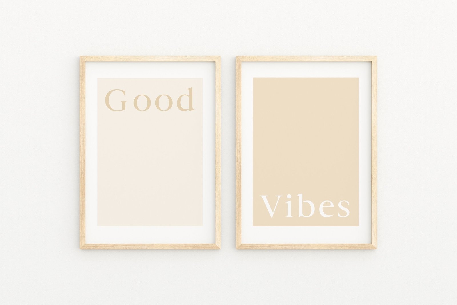 Good Vibes Posterset, Poster Sprüche, Posterset Zitate, Affirmations Poster, positives Mindset, Achtsamkeit, optional mit Posterleiste - HappyLuz Shop